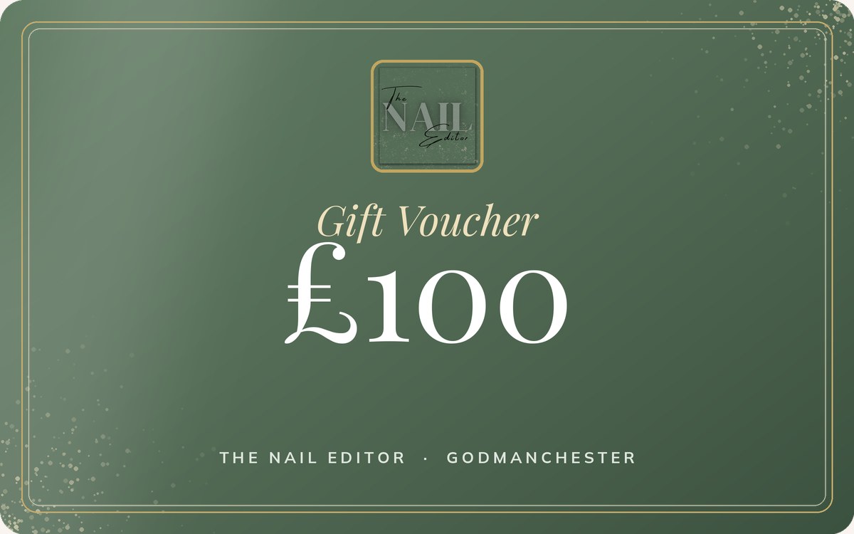 A £100 gift voucher from The Nail Editor
