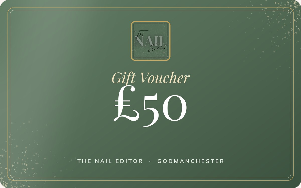 A £50 gift voucher from The Nail Editor